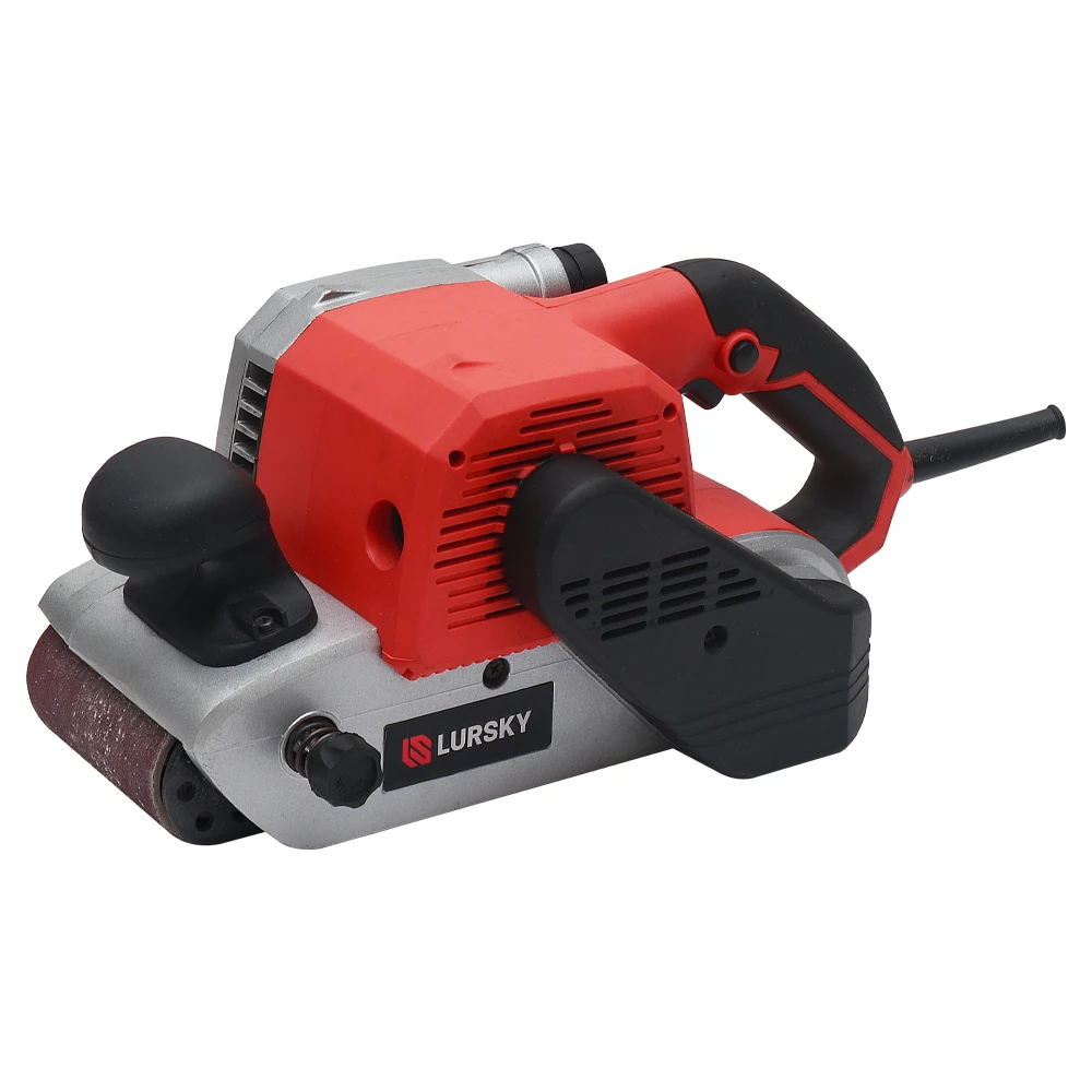LURSKY mini hand belt sander100mm x 610mm 1200W Power Tools Mini portable Electric oscillating belt sander for woodworking
