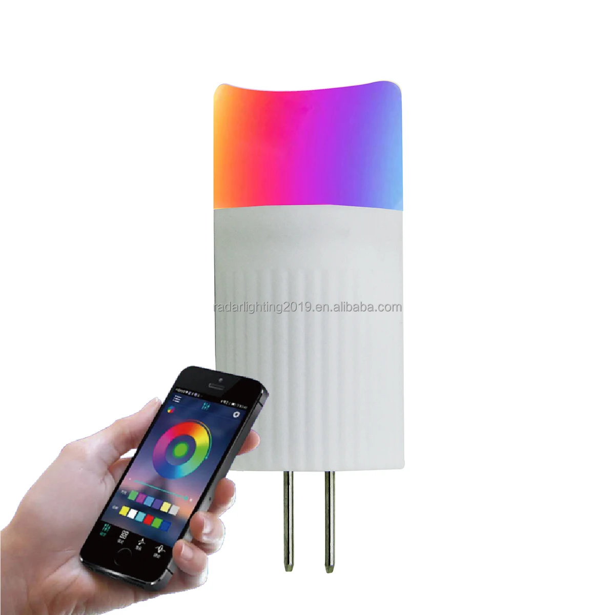 Низковольтная Светодиодная лампа 12 В RGBCW wifi bluetooth G4 с управлением через приложение по низкой цене завода