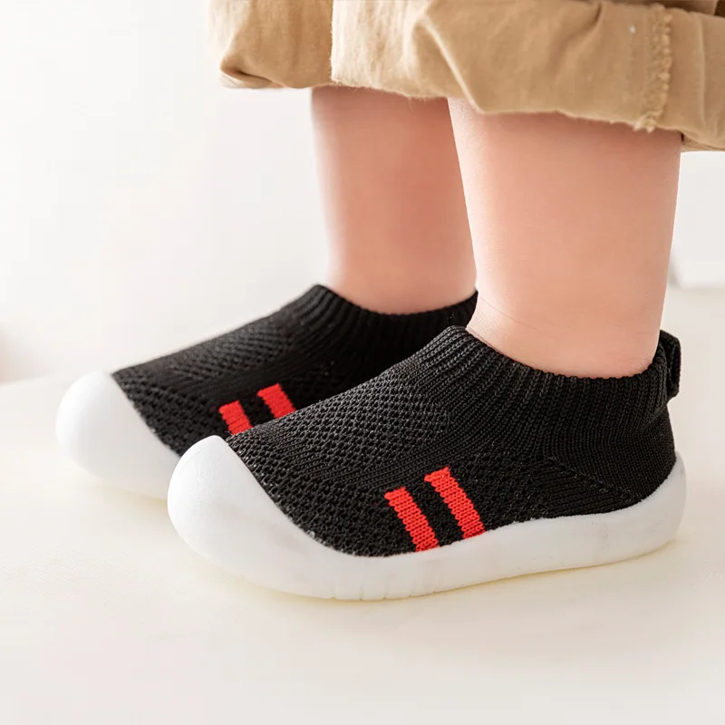 Children shoes boys and girls  children socks shoes soft breathable non-slip fly weave  baby toddler shoes