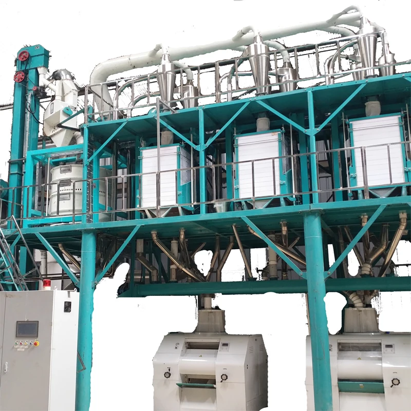 
Hongdefa Africa Super white Maize flour Grits Maize Milling Machine 