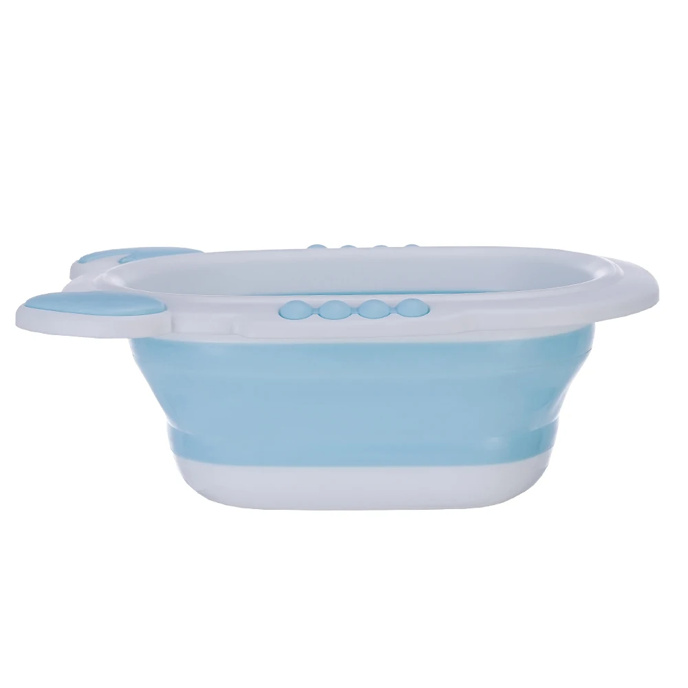 Cheap wholesale portable children plastic folding washbasin