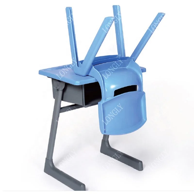 High Quality School Furniture Plastic School Table and Chair for Wholesale
