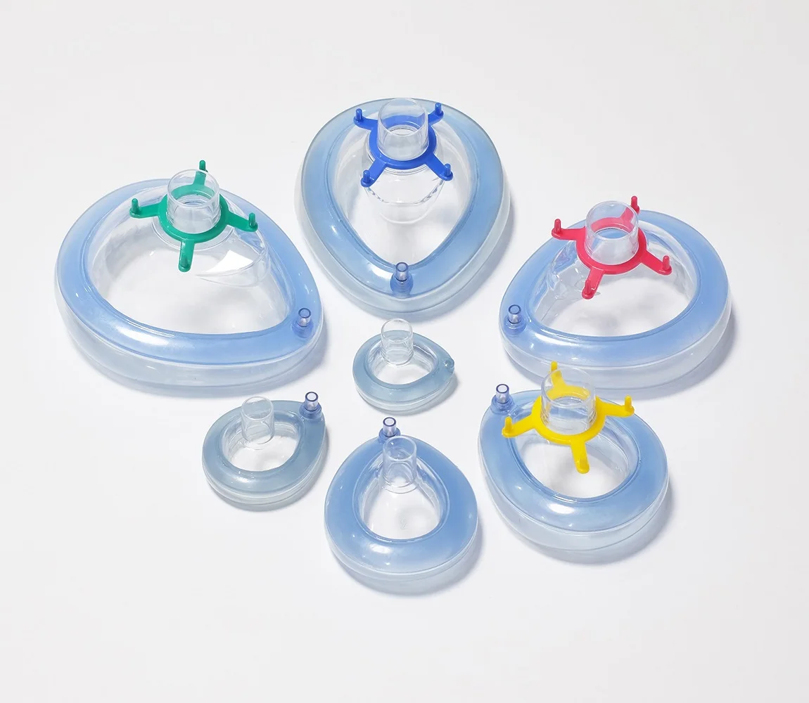 Disposable Breathing Anaesthesia Oxygen Mask with Inflatable