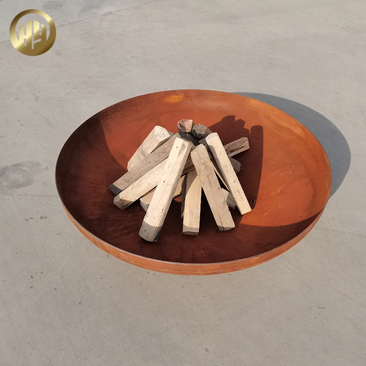 Indian Style Kadai Fire Pit Bowls for outdoor / Patio Steel Firepit