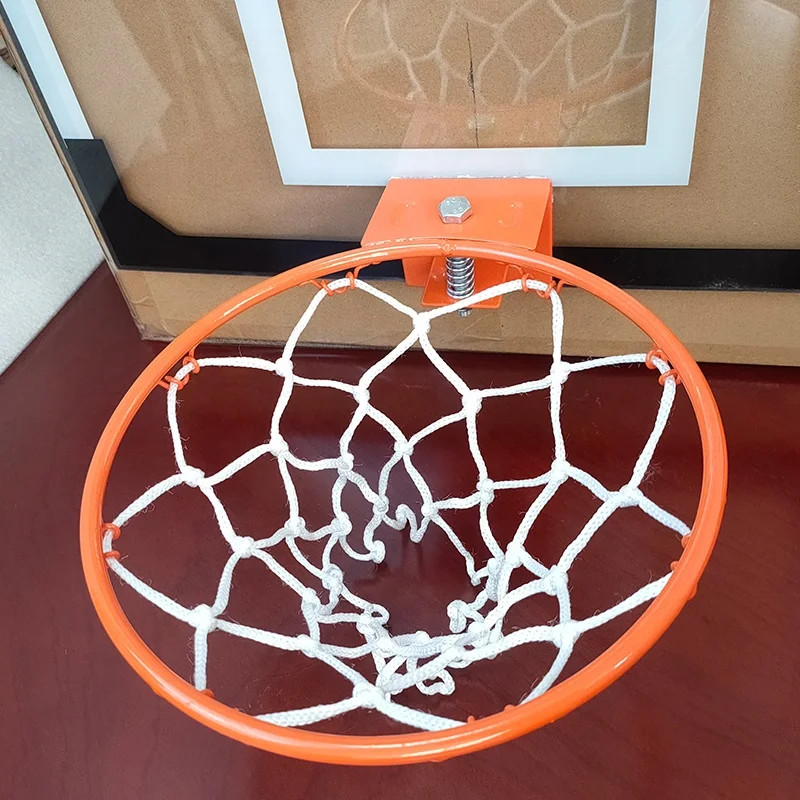 Outdoor 8 Inch Kids Basketball Ring Outdoor Mini Basketball Rim Basketball Hoop Stand