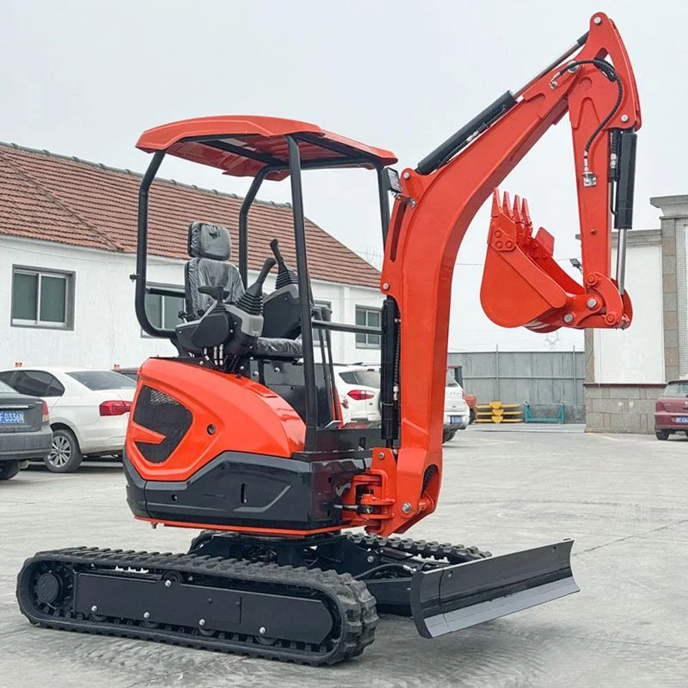 Hot selling Chinese mini small digger 1ton 1.5ton 2ton 2.5ton CE/EPA/EURO 5 wholesale compact mini excavators with swing boom