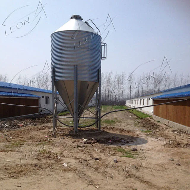 New Condition Steel Feed Silo for Poultry Livestock Farm Grain Storage Silos with Core Motor Component for Piglet