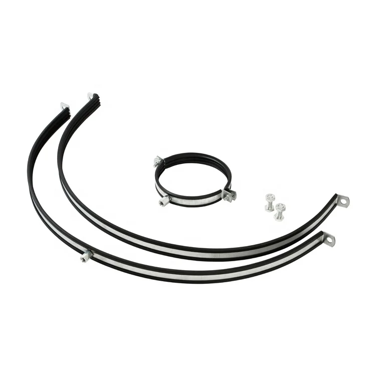 Rubber Lined Split Clamps, Duct Suspension Clamps