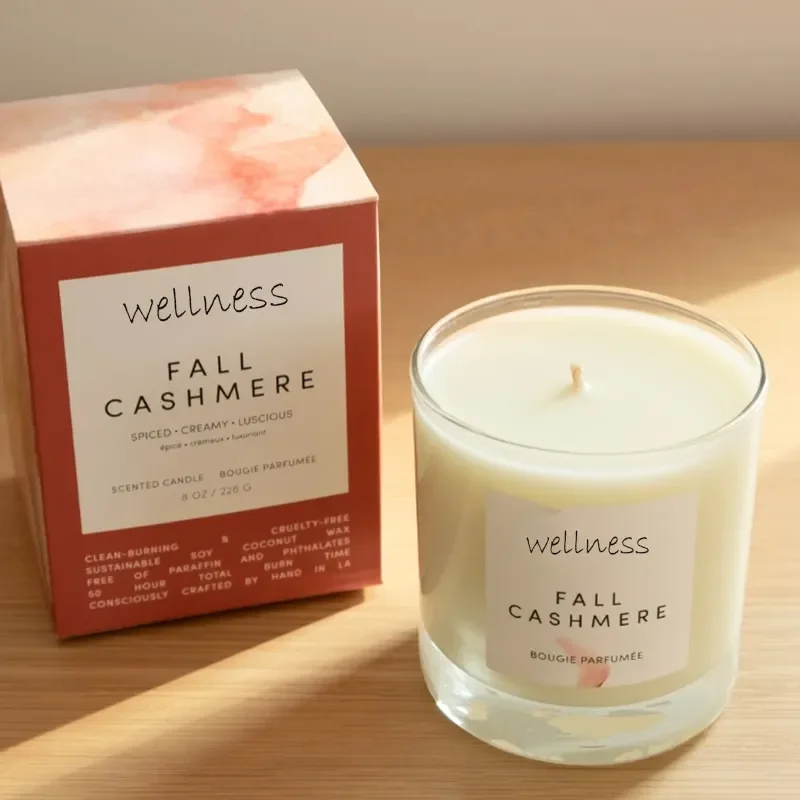 Customized Private Label Glass Jar Scented Candle Soy With Lid For Yoga Home Fragrance 3.5oz Oud Fragrance Healing Can