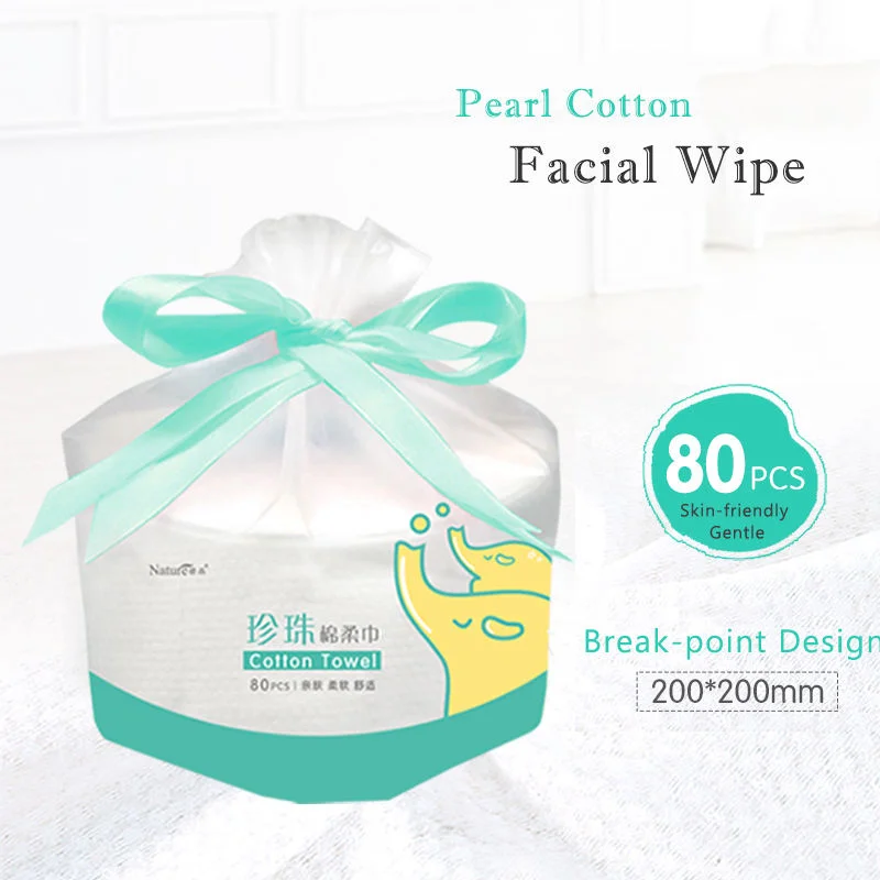Free Sample Cotton Soft Towel Reusable Sanitary Towels Cotton 80pcs Cotton Fabric Organic Skin Care