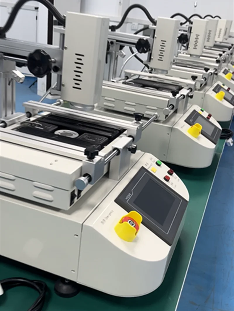 LV-06 3-зонный 4800 Вт горячий воздух BGA переделочная станция полуавтоматический 220 В сварочный манипулятор ноутбуки игровые консоли новый мотор PLC