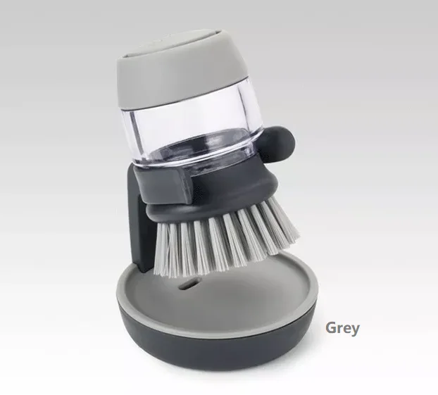 Hot-selling Soap Dispensing Brush Dish Cleaning brush Kitchen  plastic scrubber brush for Dishes Pots Pans Sink Cleaning