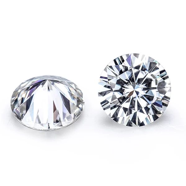 Starsgem Wholesale 1 Ct 6.5mm Def Diamond Loose Gemstones Price Per Carat Vvs White Round Brilliant Cut 6.5 Mm Stones Moissanite