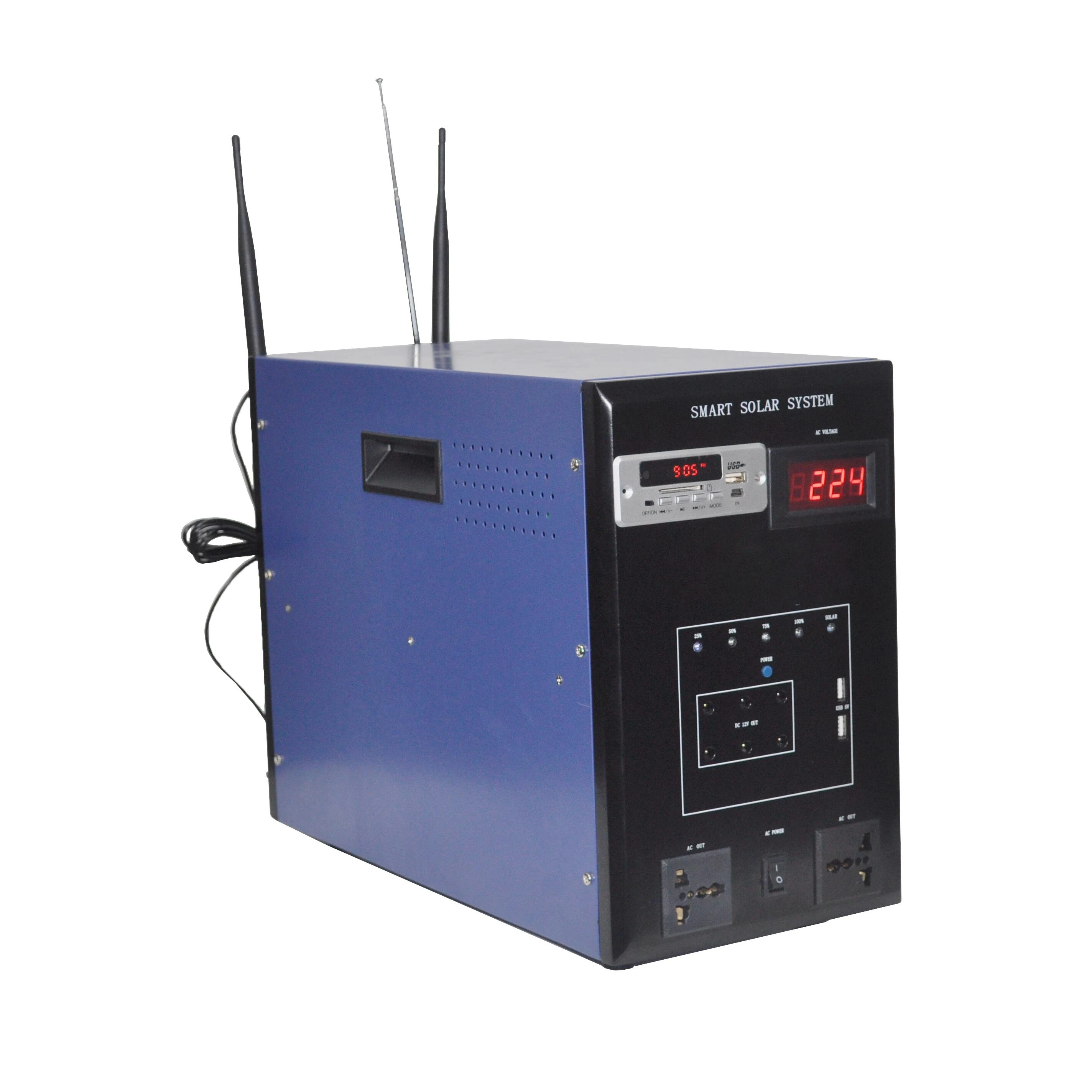 Платите как вы едете солнечная система paygo payg 300w 500w 1000w с 2G GPRS GSM