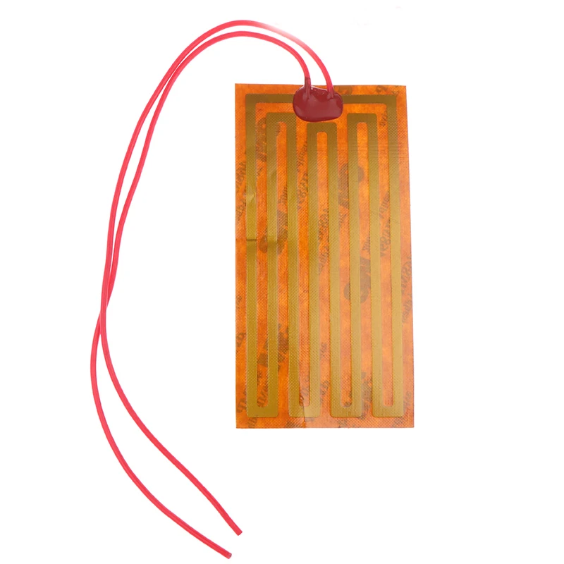 Custom 3.7v 5v 7.4v 9v 12v 24v 36v 48v 60v 120v 220v 240v kapton flexible heating film for garment