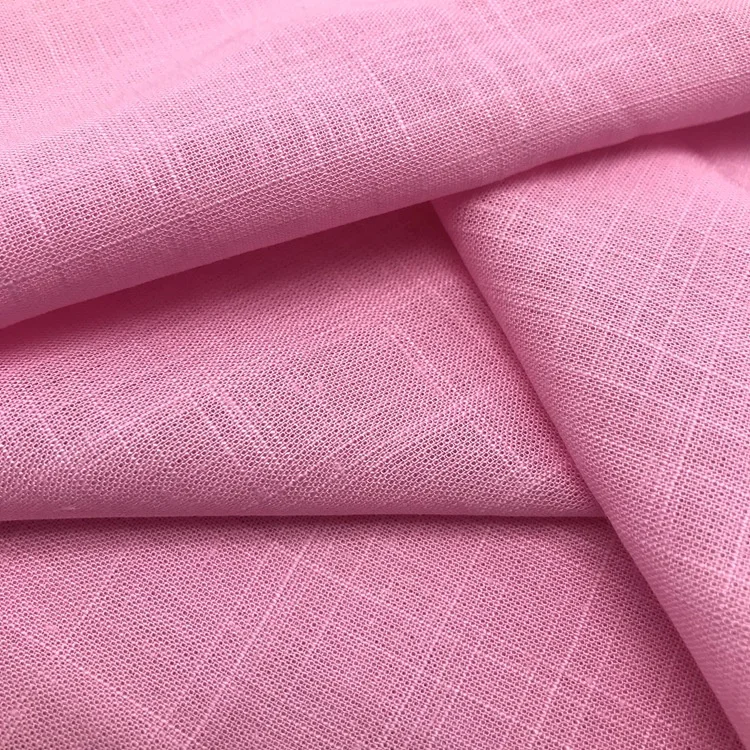 2024 China factory direct linen viscose bamboo wholesale fabric for women clothing