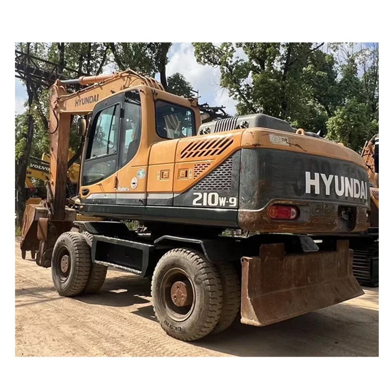 Hyundai 210w-9 Подержанный корейский экскаватор 21ton Hyundai210w-9 для продажи подержанный 19-тонный