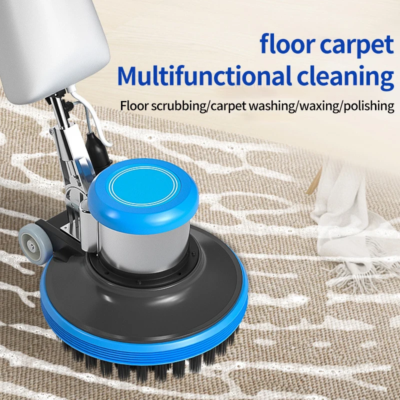 Multifunctional Brushing and Renovation Machine for Floor Cleaning, Carpet Waxing and Polishing with butterfly Handle