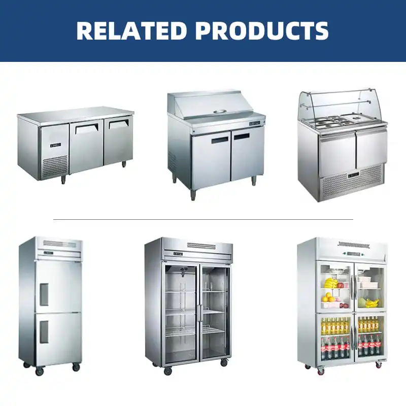 Custom Commerical Undercounter Fridge Low Power Consumption Refrigerate Work Table Top Fridge Refrigerator