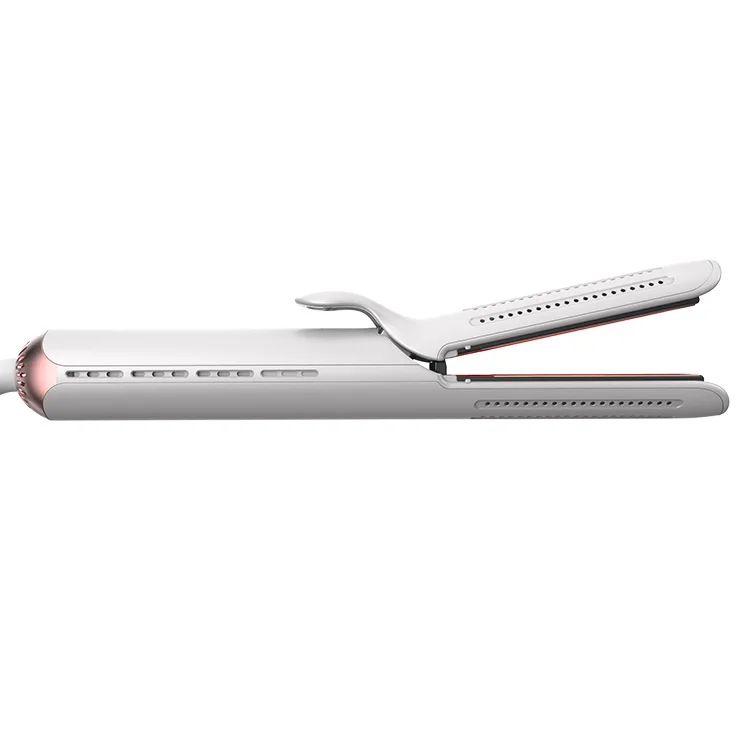 Good quality 3D floating plates 1 inch hair iron 2 in 1 cool air hair straightener and curler iron to reduce hair damage