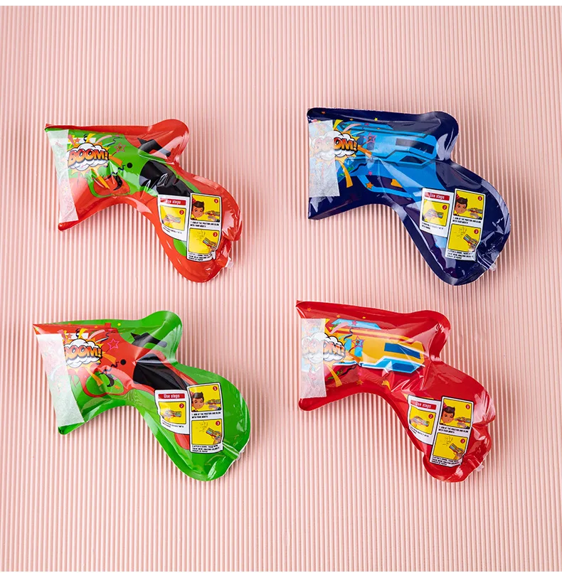 Wholesale Biodegradable Inflatable Confetti Balloon Fireworks Gun Fireworks Toy For Holiday Birthday Party Wedding