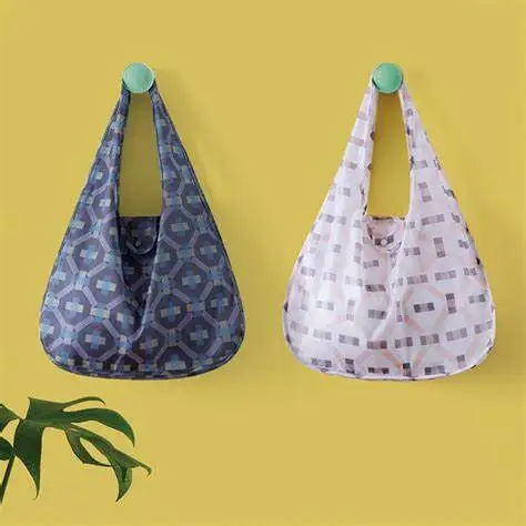 Eco Friendly Rpet 210t Recycled Reusable Polyester Foldable Shopping Bag
