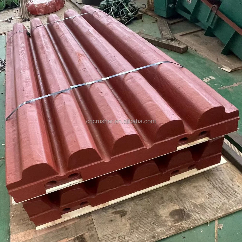 High Manganese Steel Casting C106 Jaw Plates Movable Jaw Plate Crusher Parts
