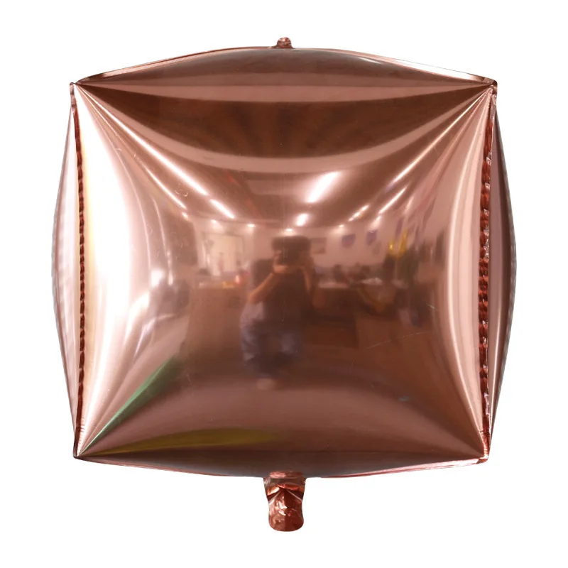 Wholesale 22inch square aluminum Christmas box Birthday party decoration foil balloons