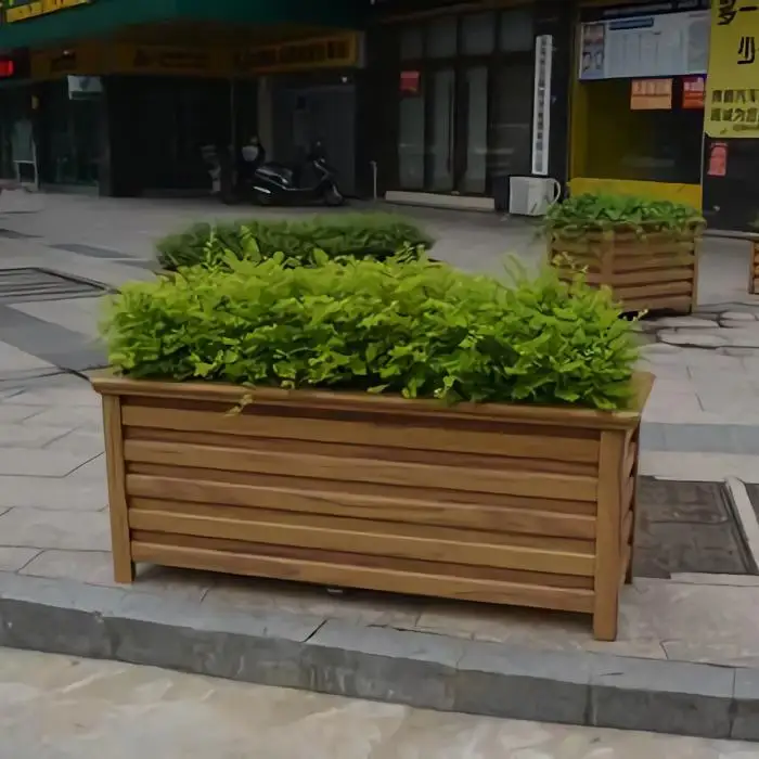 Factory Custom price High quality Metal aluminum lawn edging garden bed boxes and planters