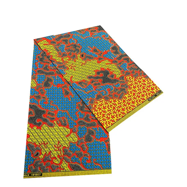 2023 popular  selling 100%polyester wax print pattern wax textile printing  wax printing manufacturers