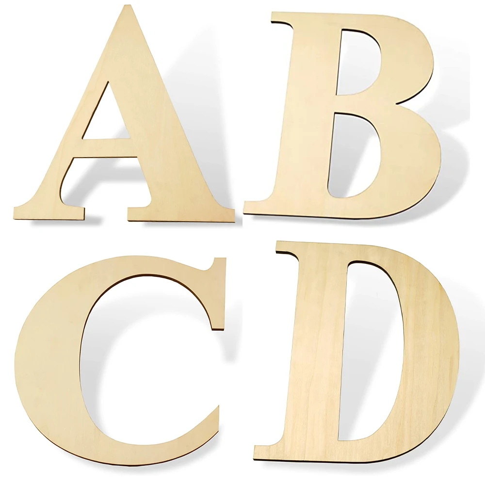 Laser Cut Custom Wooden Numbers Birthday Party Large Wood Letters Wooden Letters For Crafts DIY letters