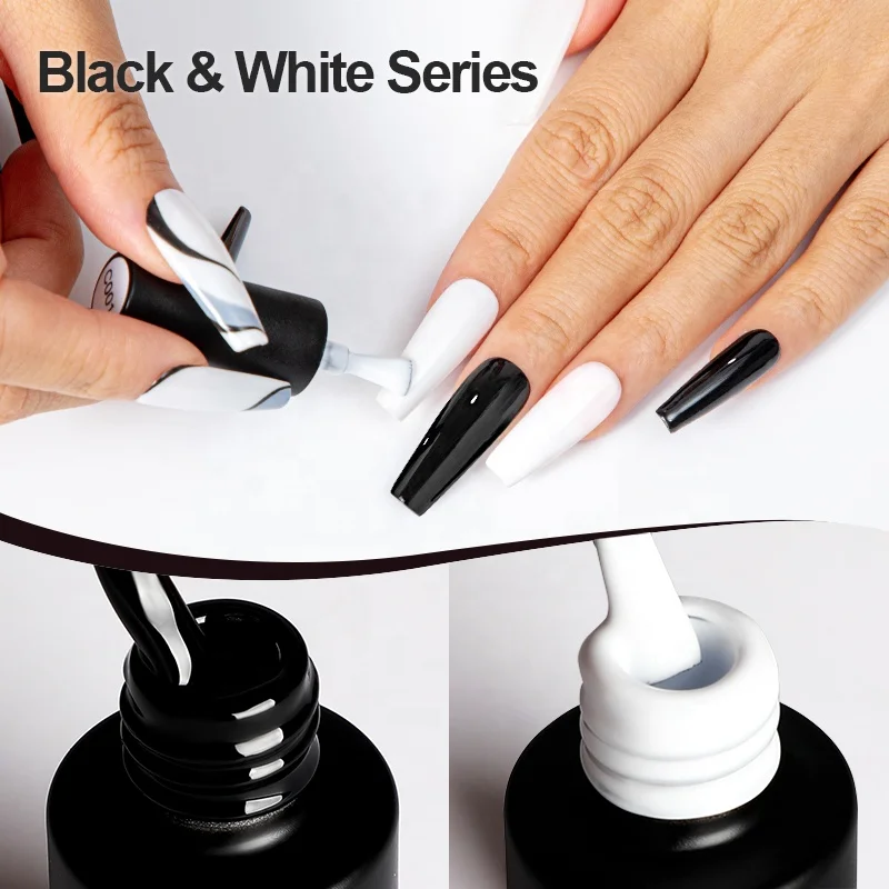 ROSALIND wholesale nail supplies different gel polish private label super white eggshell  color nail gel polish set nail art