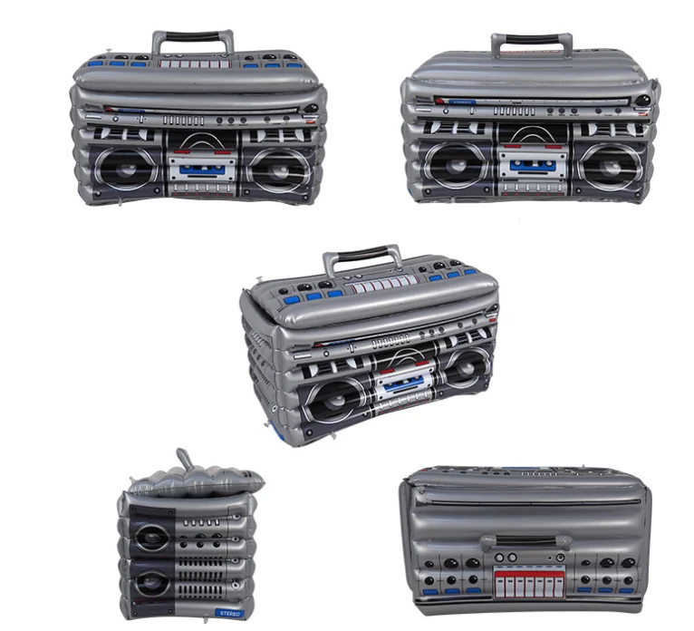 Inflatable Radio- Box Ice Bucket Beverage Cooler Bar KTV Ice Basin Holder 63*37*33 cm