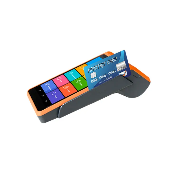 
5.5 Inch Touch Screen Portable Android Pos Terminal With Nfc integrating scanning code payment 