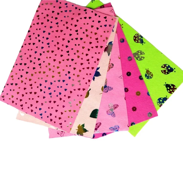 New Needle punch felt, polyester non-woven fabric,wool felt fabric ,printed felt in Vietnam