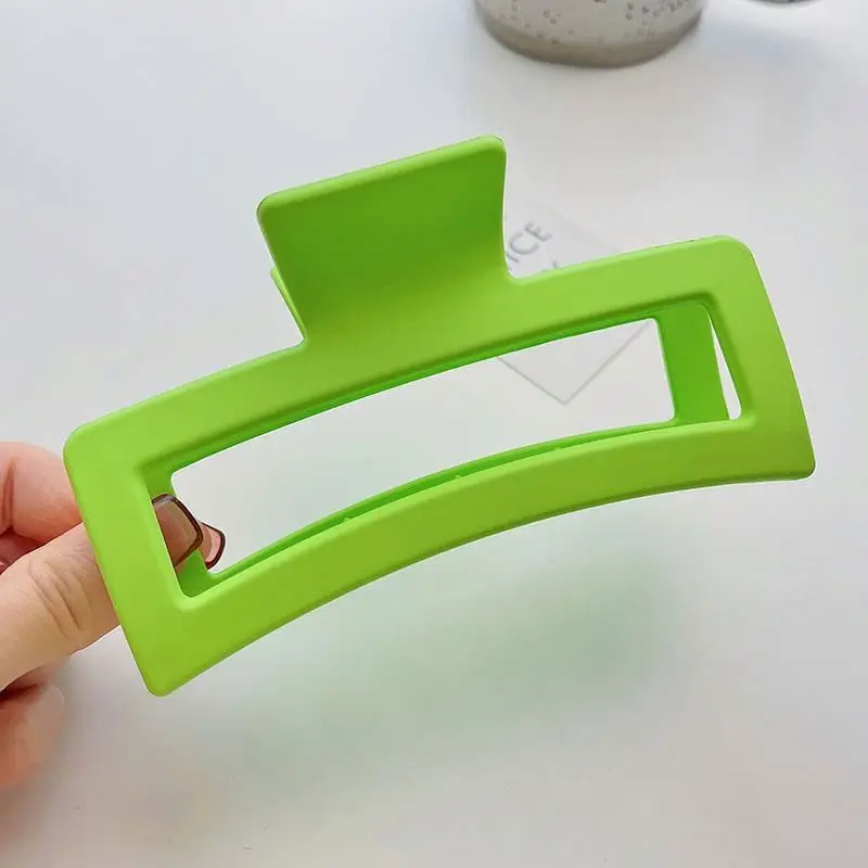 Oversize Frosted Candy Color Big Crab Hair Claws Girl 2023 Elegant Hair Accessories Clamp Large Acetate Hair Claw