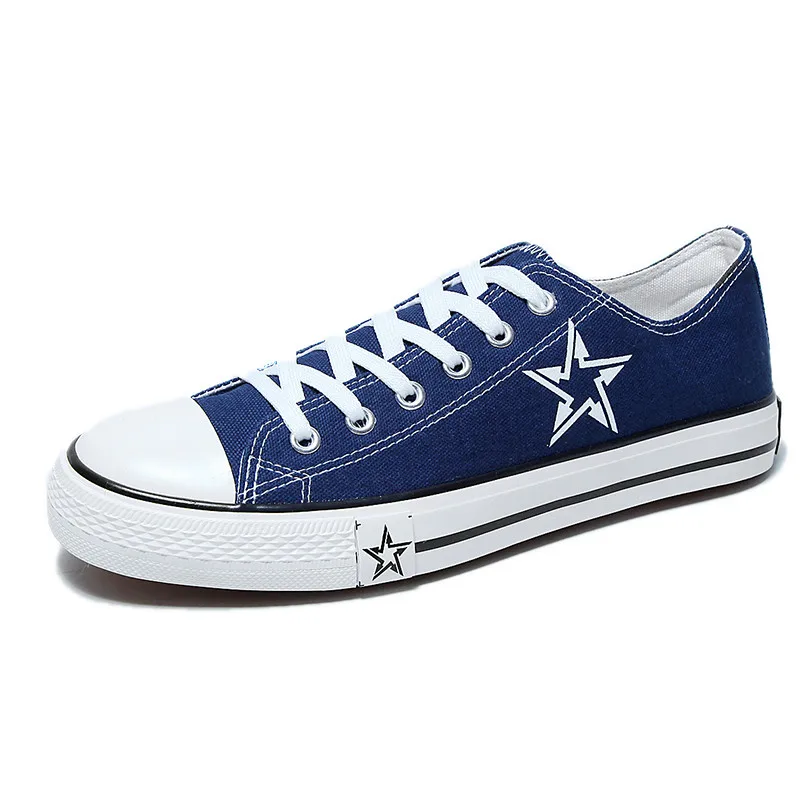 
Hot sale classic design lace up skate jeans mens shoes canvas 