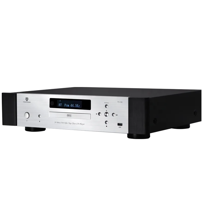 Portable CD player with USB/TF/WAV/flac/APE/CD/HDCD/MP3/WMA/B.T/phone App/ music Stereo Sound Speaker & Audio Player Black