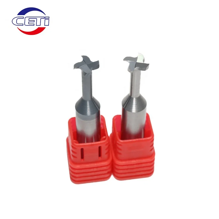 CNC Metal Rotary Milling Cutter Cutting Tools Solid Carbide End Mills T-Slot Metal End Mills