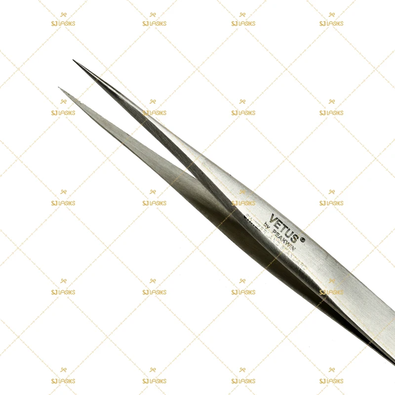 Premium Quality Vetus L Type Tweezers for Mega Volume Easy Fan Mink Eyelash Extensions