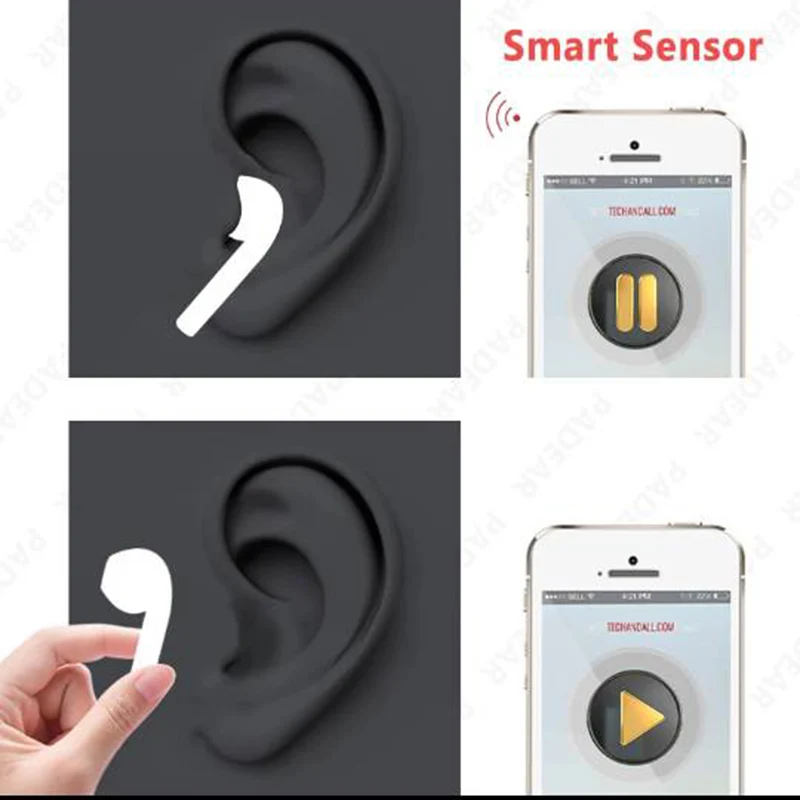 wholesales Rename Air 2 Pro TWS 1:1 I500 I800 I200 I1000 I9000 Earphone TWS Bt Wireless Headset