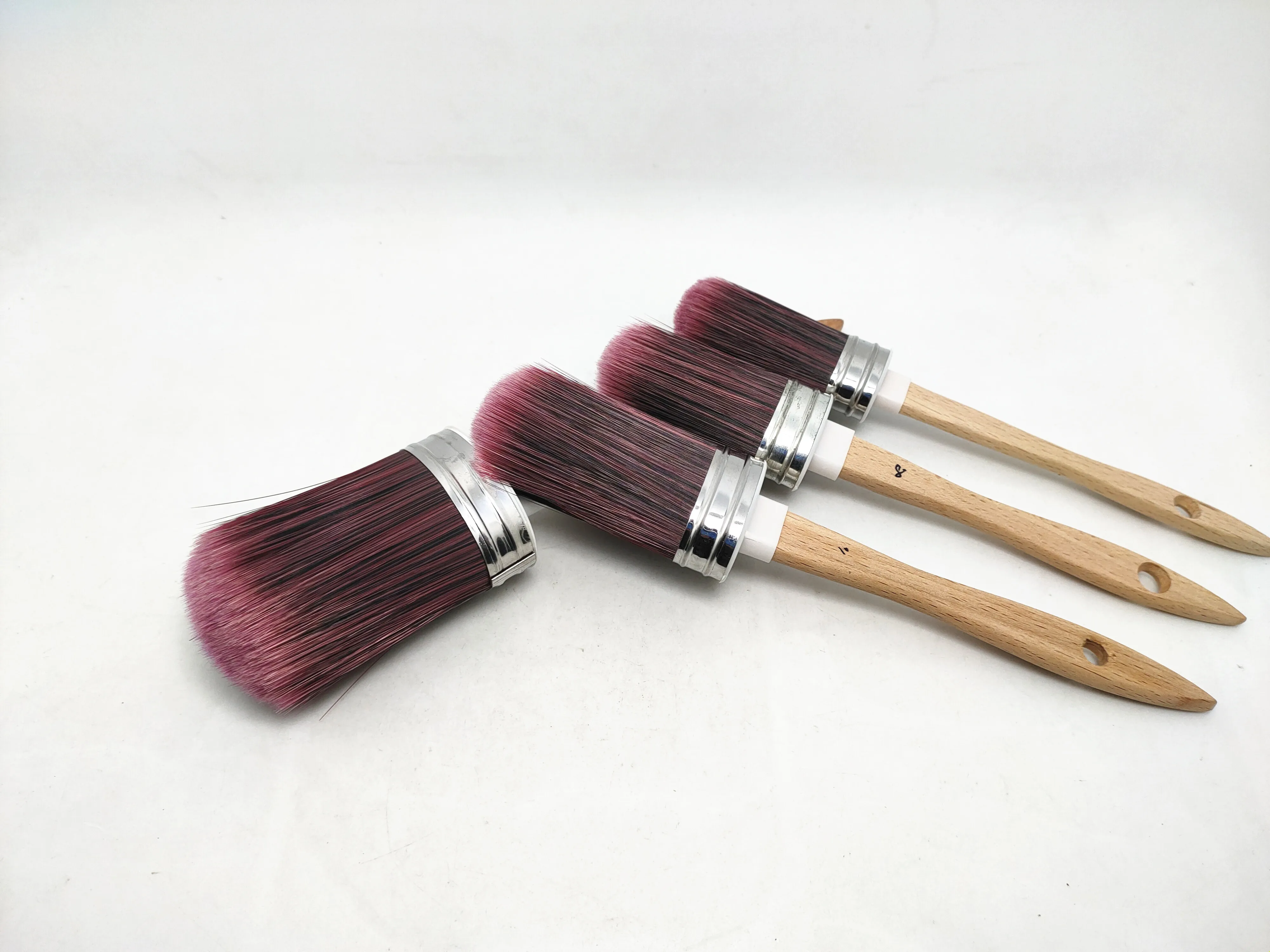 chopand  Bristle Paintbrush Filament Wooden Handle Paint Brush with Stainless Steel Ferrule
