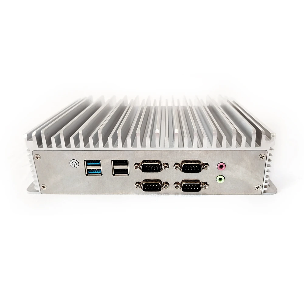 Промышленный мини-компьютер OEM & ODM Barebone CPU I5 8250U dual Lan Com Dual HD безвентиляторный мини-ПК