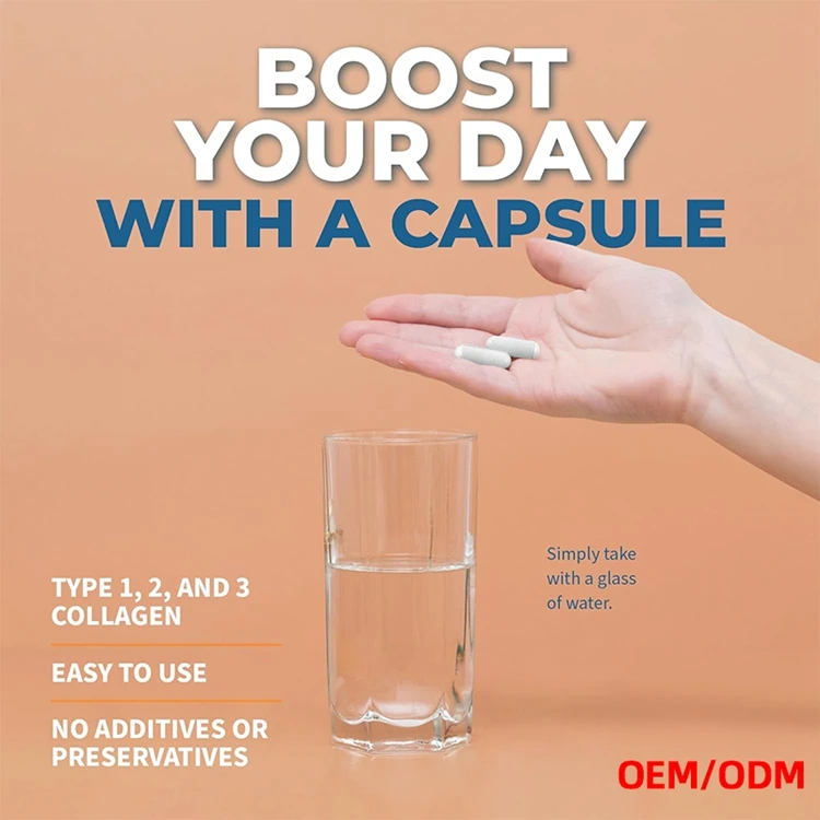 240 Capsules Multi Collagen Capsule Peptides Hydrolyzed Collagen Supplements Multi Collagen Pills with Hyaluronic Acid Vitamin C