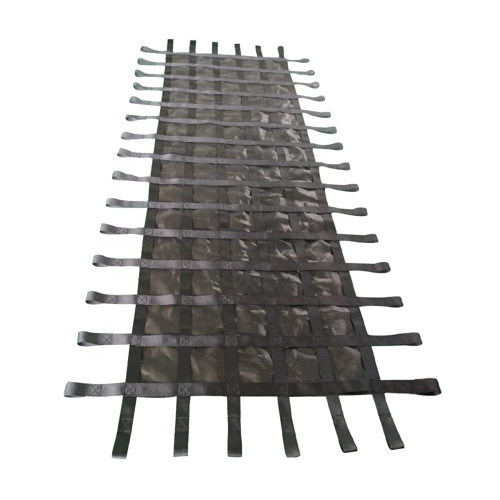 Green Rope Kids Playground Climbing Cargo Nets Frame for Jeep Truck Bed Cargo Net Cam Buckles SUV Car Roof Rack Cargo Netting