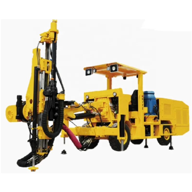 underground tunnel mining production drilling jumbo rigs for blasting hole