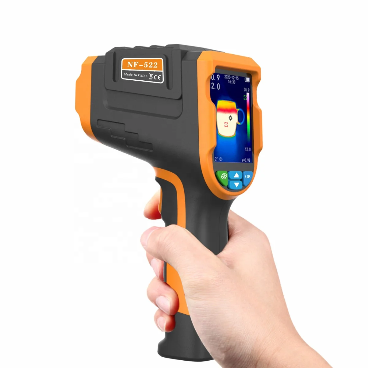 2.4 inch LCD screen thermal camera handheld USB geothermal detector imager industrial thermal imager