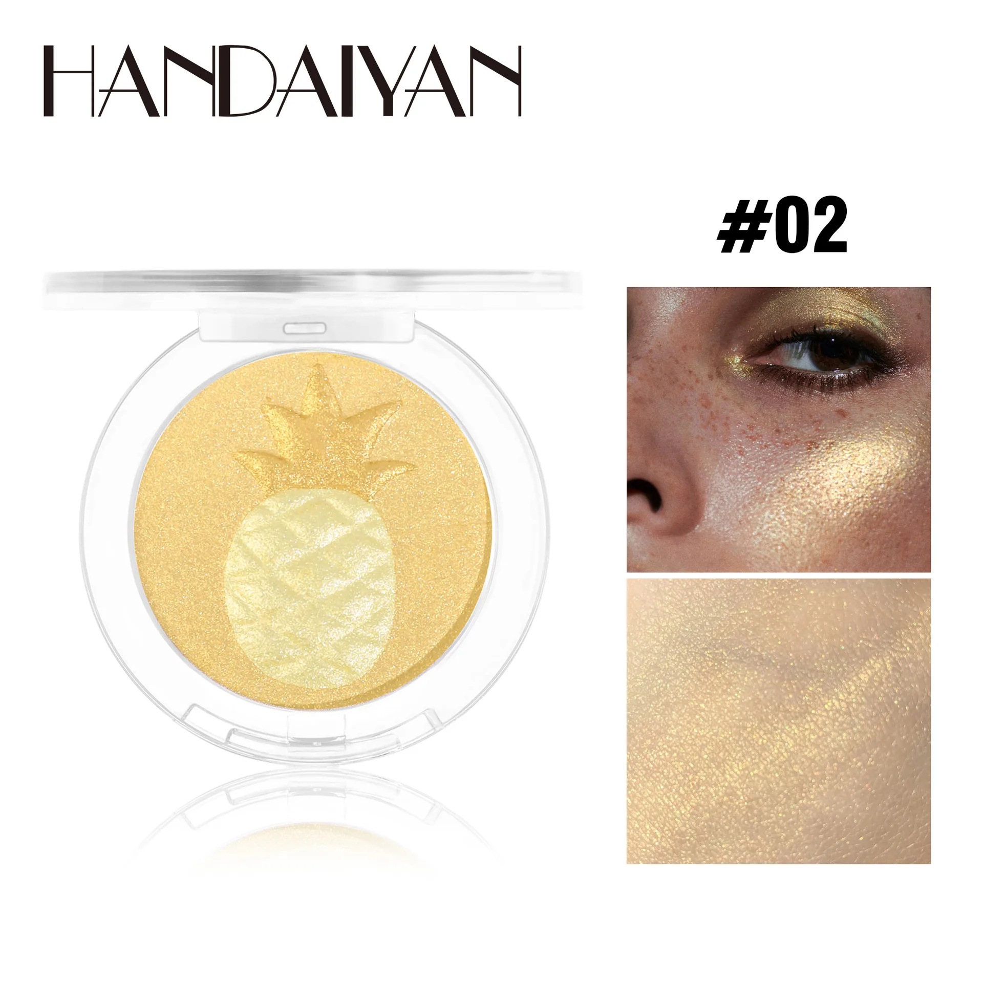 Pearlescent Fine Glitter Powder High Gloss Fruit Series Powder Beautification Brightening Plate Color Makeup