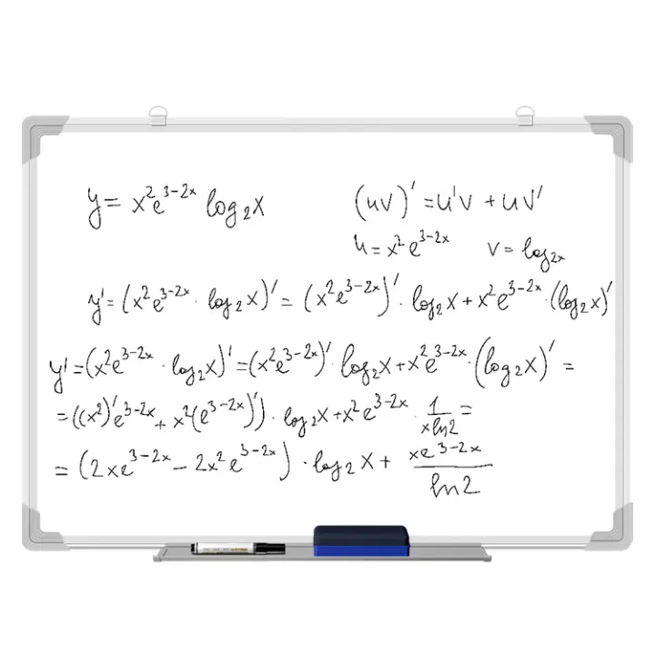 Customize Size Aluminium Frame Office School Dry Erase magnetic White writing Board whiteboard for kids