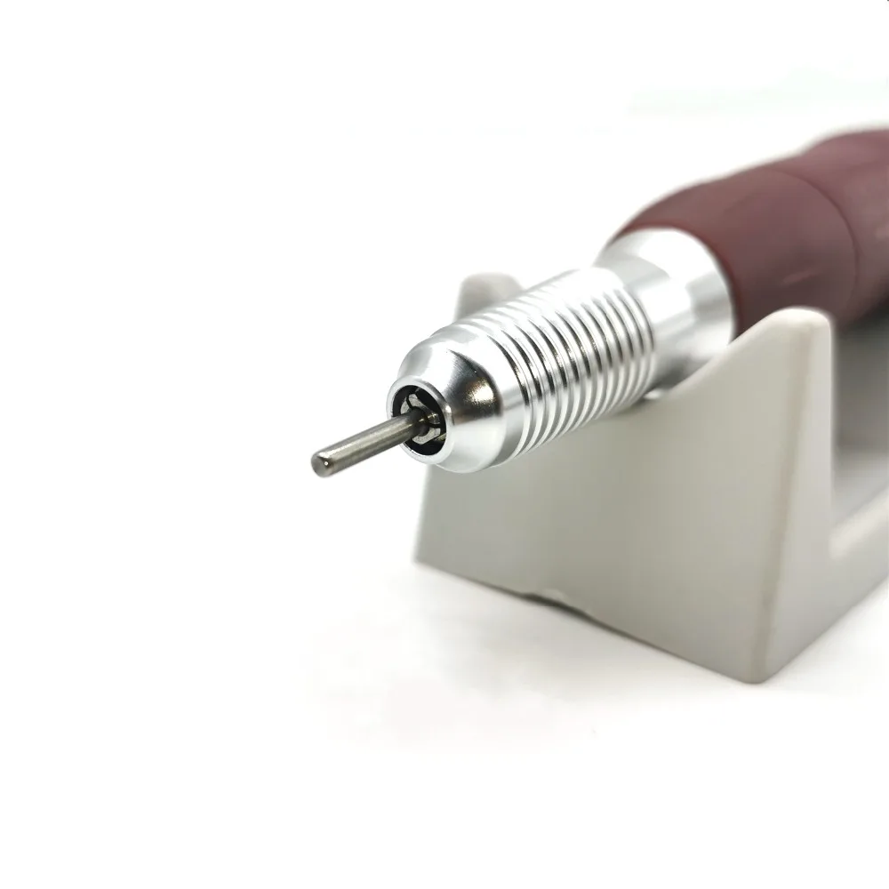 Strong 210 120II Electric Nail Drill Manicure Machine Pen Handle for Micromotor Connection 35000rpm Red Nail Drill Pen